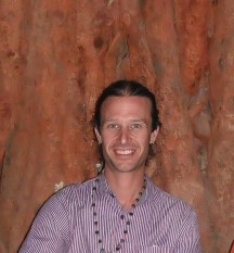 Dominic Beau, a student at the yoga ashram.