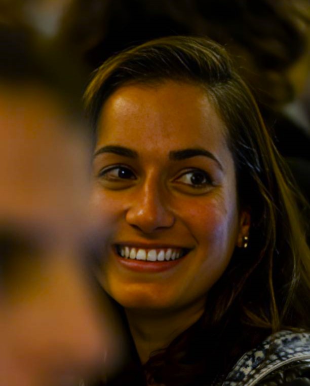 Reut Sofer, a student at the yoga ashram.